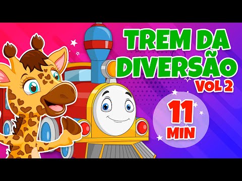 Trem da Diversão vol 2 - Giramille 11 min | Desenho Animado Musical