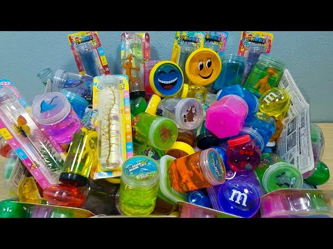 MIXING ALL MY NEW STORE BOUGHT SLIME ! SLIME SMOOTHIE - SATISFYING SLIME VIDEOS ! ALEX SLIME !!