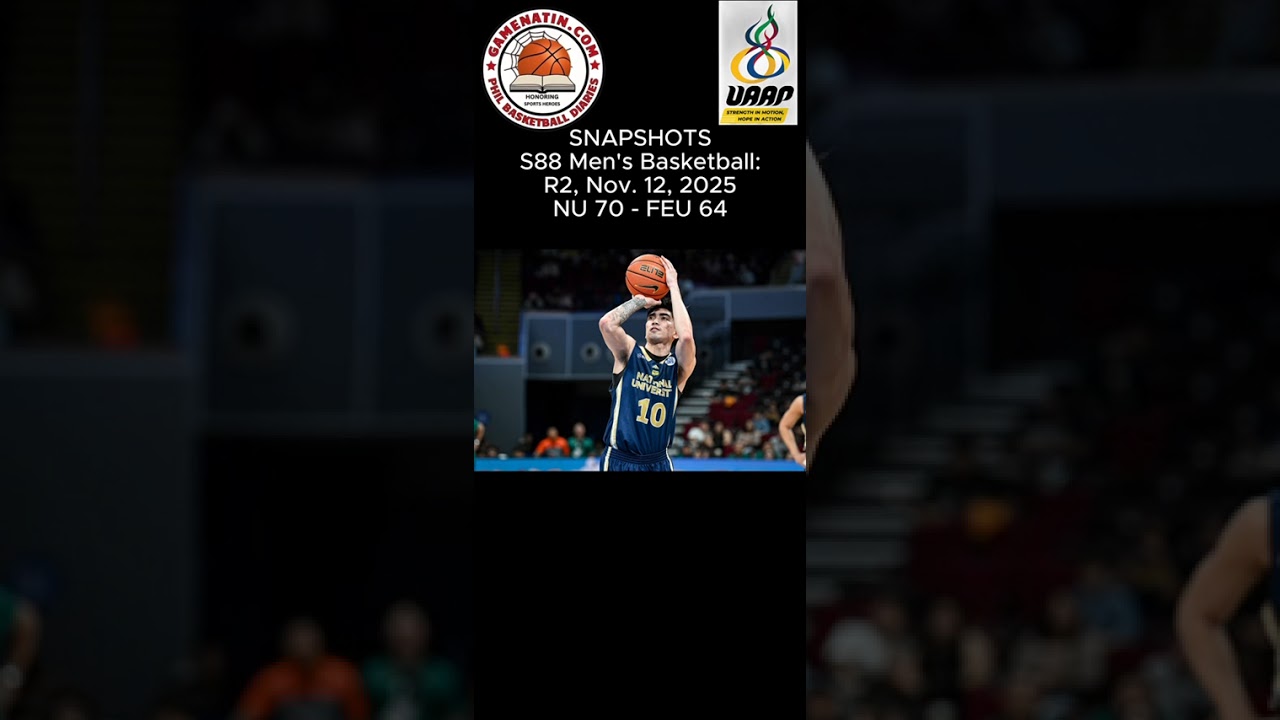 Snapshots: Men's Basketball - NU 70 - FEU 64