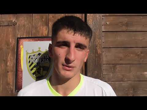 💛🖤 Niccolò Vultaggio post partita Indomita Pomezia vs Pescatori Ostia 1-1 Promozione 17-11-2024 💛🖤
