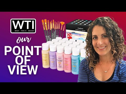 Caliart Pastel Acrylic Paint Set - WTI product video review