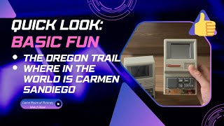 Quick Look- Basic Fun The Oregon Trail & Where in the World is Carmen Sandiego Demonstration