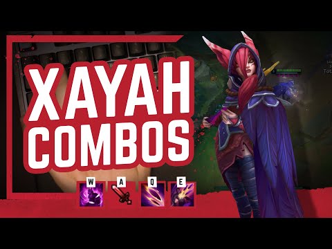ALL XAYAH COMBOS | How to Play XAYAH feat. Kobbe