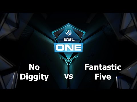 No Diggity vs F5 Game 2 - ESL One Frankfurt EU - @GBCasts @RyuuDota