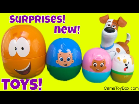 Stacking Cups Bubble Guppies Toy Surprises Paw Ptrol Lalaloopsy MLP Fashems Crystal Babies Opening Video