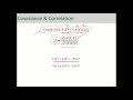Covariance And Correlation Example