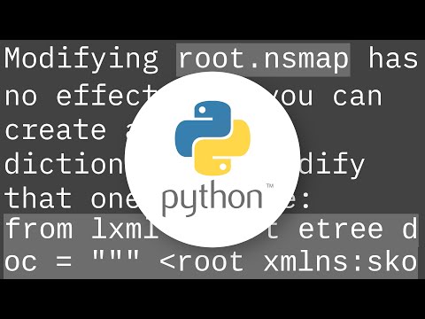 Setting And Accessing Namespaces In Python Lxml