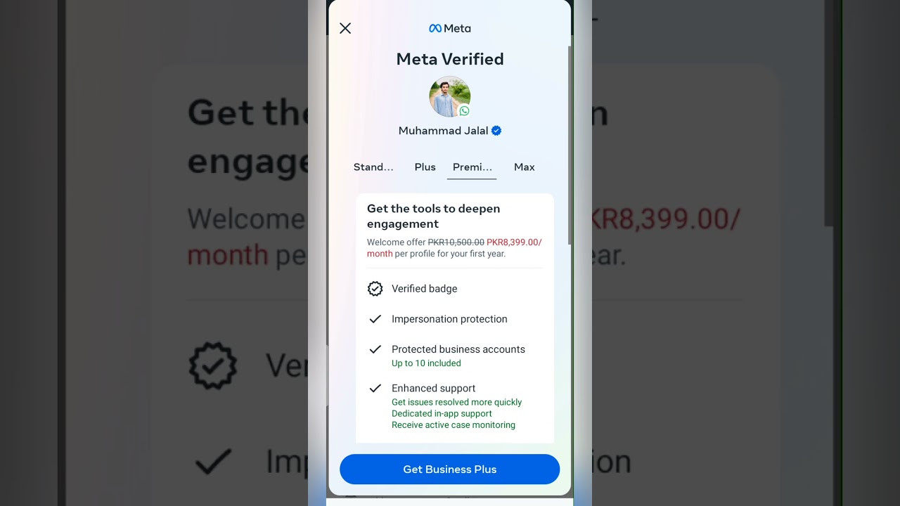WhatsApp Meta Verified update #metaverified