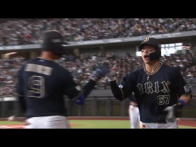 【6回表】一振りで逆転!! バファローズ・中川圭太 レフトへ今季第1号の3ランホームラン!! 2025年4月6日 北海道日本ハムファイターズ 対 オリックス・バファローズ