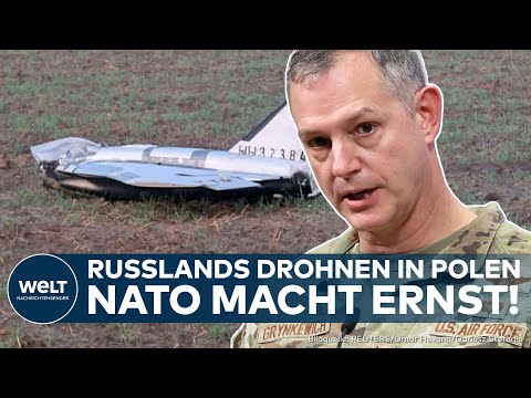 PUTINS KRIEG: Paukenschlag! Nato reagiert auf Drohnen von Russland im Luftraum von Polen