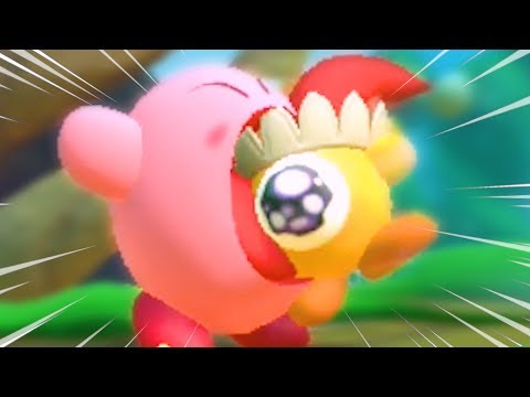 Kirby Star Allies demo but some funny stuff happens