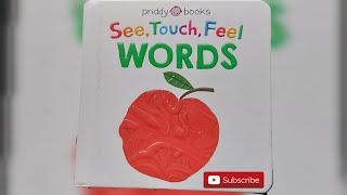 Priddy books| See, Touch, Feel Words |Read Aloud | Children | Toddler
