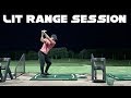 Pure Lit range session with gm golf and Zac Radford