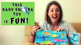 Teach your kids speech with BABY SHARK while using a book, puzzle, and melting shark!
