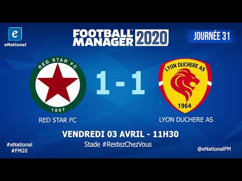 eNational FM20 J31 | Red Star FC - Lyon Duchère AS (1-1)