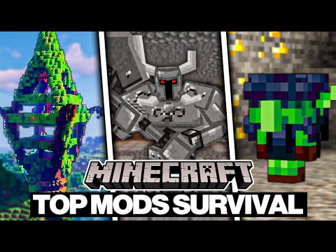 Top 10 Survival-Enhancing Mods for Minecraft 1.16.5 😲🔥