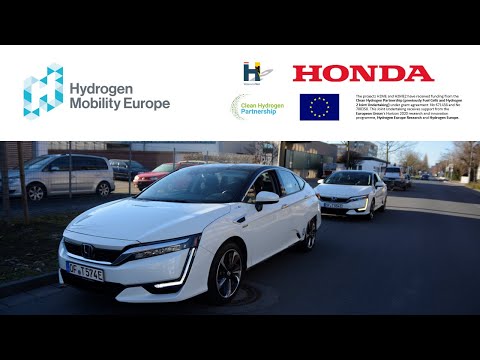 Thumbnail for H2ME2 - 2 Honda Clarity FCEVs were handed over to WaterstofNet by Hydrogen vehicle, Car, Vehicle, Truck, Van