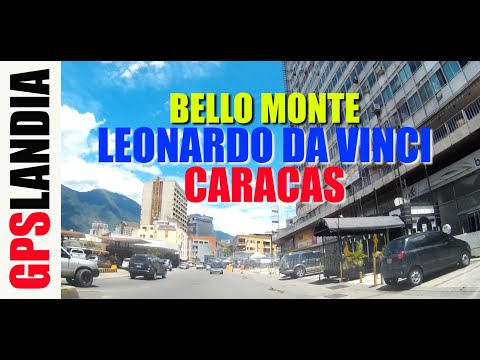 CARACAS Av. LEONARDO DA VINCI Hasta CREMA PARAISO BELLO MONTE VENEZUELA