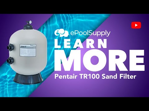 How to install a Pentair TR100 Sand Filter
