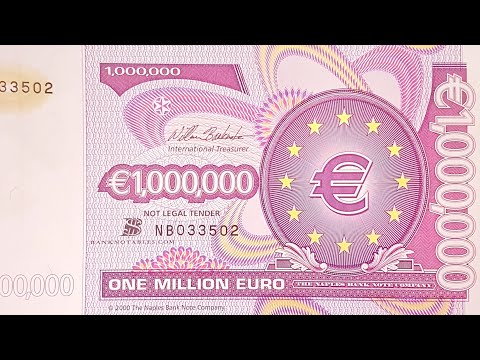 How To Exchange One Million Euro Note