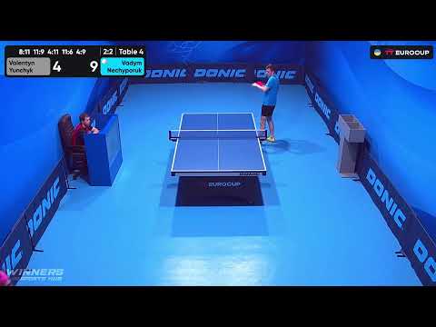 11:10 Valentyn Yunchyk - Vadym Nechyporuk 01.08.2023 TT Euro.Cup Ukraine Star. TABLE 4