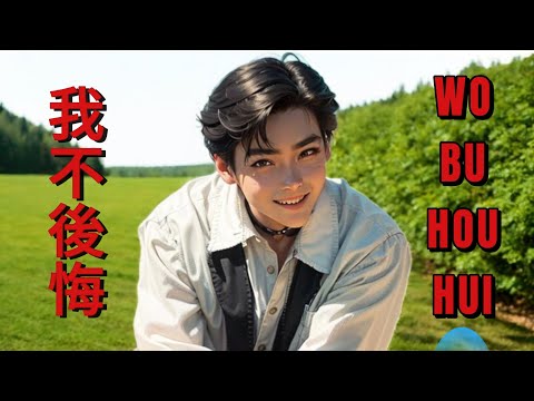 Wo Bu Hou Hui 我不後悔 _ Male Key Karaoke _ Jimmy Lin _ Mandarin Song