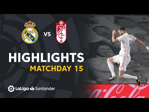 Highlights Real Madrid vs Granada CF (2-0)