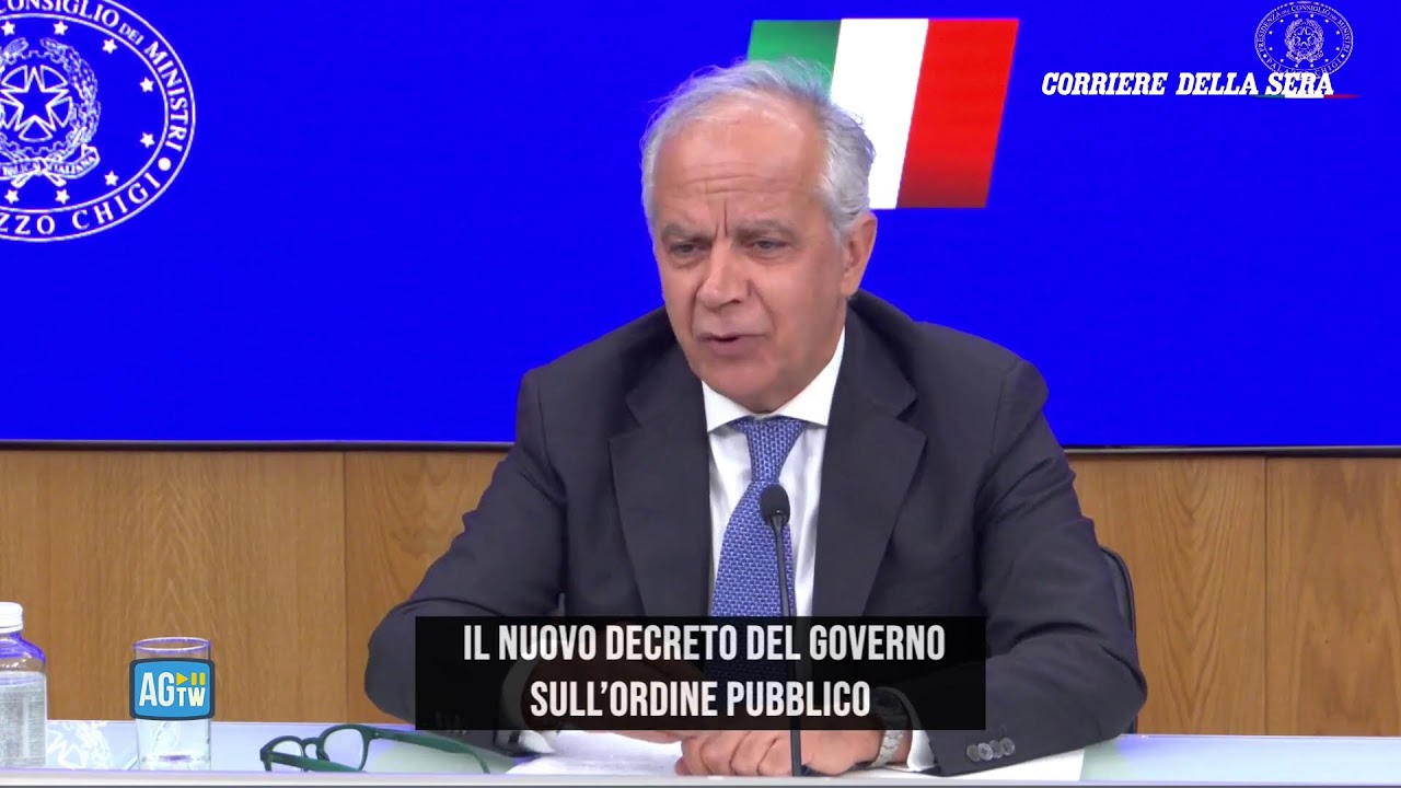 Il nuovo decreto del governo sull’ordine pubblico