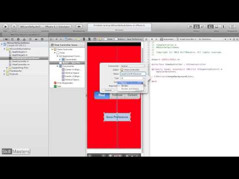 Objective C: Saving User Preferences (NSUserDefaults) HD