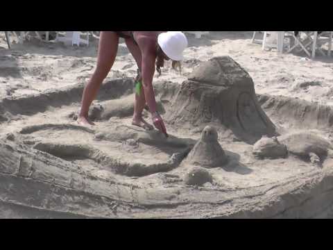 71. sandcastle building championship, campionato di costruzione di castelli di sabbia