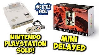 TurboGrafx-16 Mini Delayed & Nintendo PlayStation Prototype Has Sold!