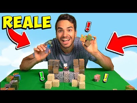GIOCO A MINECRAFT NELLA VITA REALE!