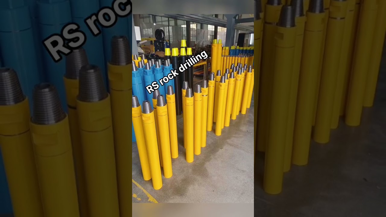 2024 RS rock drilling DTH drill bits brocas drill rods Down the hole hammers for water well drilling