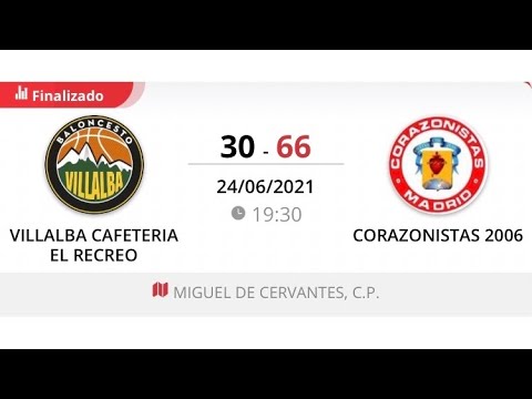 Cadete fem B VILLALBA CAFETERIA EL RECREO - CORAZONISTAS