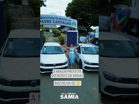 Prefeita Dra. Sâmia escrevendo História em Padre Carvalho MG!