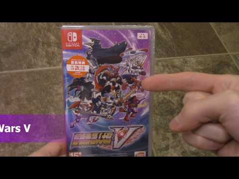 Unboxing Super Robot Wars V ENGLISH Nintendo Switch Bandai Namco