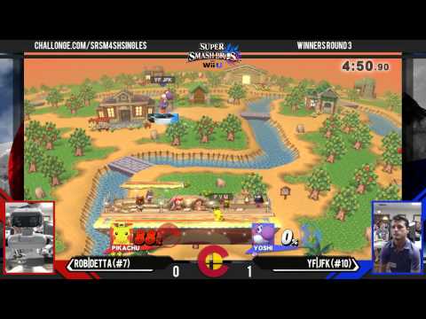 SR - ROB|Detta (Toon Link, Pikachu) Vs. YF|JFK (Yoshi) - Smash 4 Singles WR3