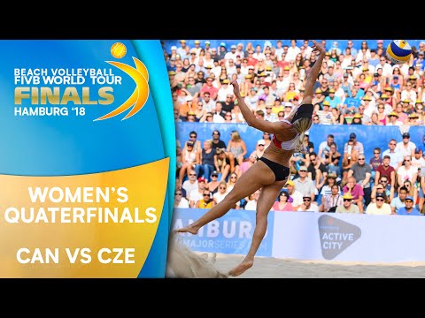 Women's Quarter Final: CAN vs. CZE | Beach Volleyball World Tour Finals Hamburg 2018