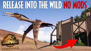 RELEASE PTEROSAURS FROM NORMAL HATCHERY | Jurassic World Evolution 2 trick