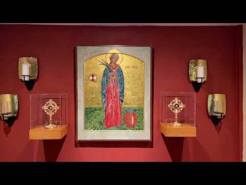 Fr. Edward Visits the St. Odilia Shrine in Onamia, MN