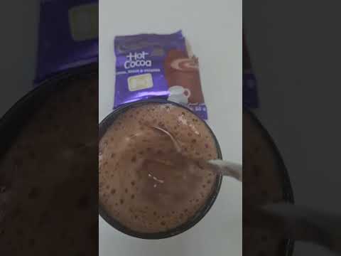 Cadbury Hot Cocoa 3 in 1 satisfying ASMR #cadbury #cocoahot #short #trending #viral