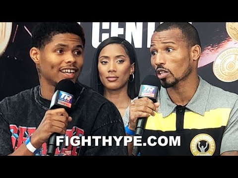 SHAKUR STEVENSON VS. ROBSON CONCEICAO HEATED BACK-AND-FORTH "BEAT HIM UP"  FINAL PRESS CONFERENCE