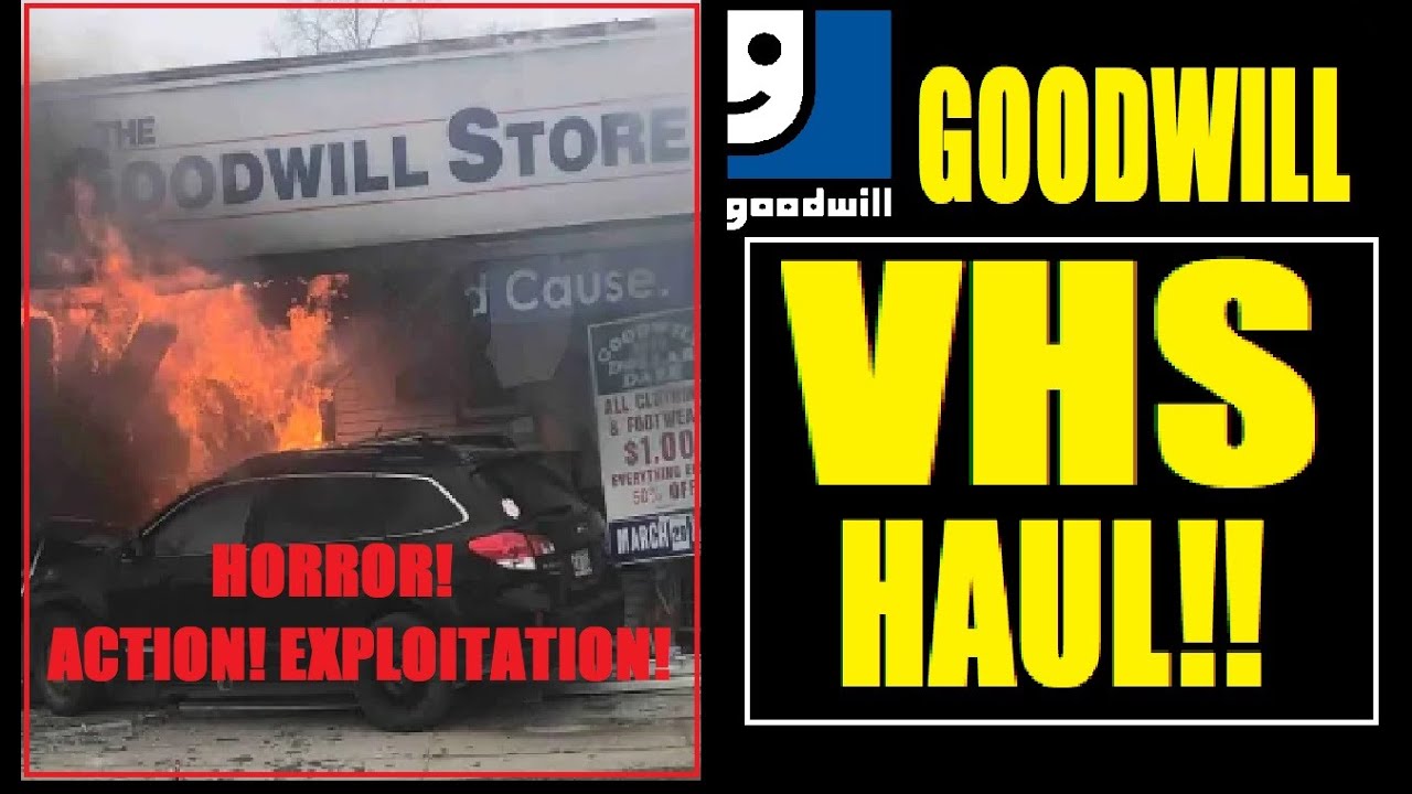 Goodwill 💥VHS Haul!!!💥Horror! Action! Romance!