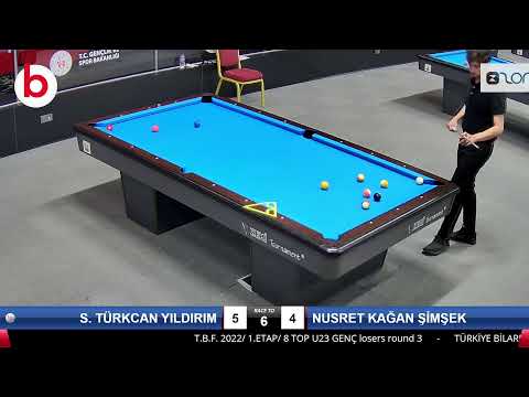 SEYYİD TÜRKCAN YILDIRIM & NUSRET KAĞAN ŞİMŞEK Bilardo Maçı - 