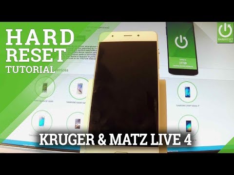 Hard Reset in KRUGER & MATZ Live 4 - Format Data / Factory Reset