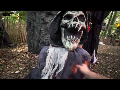 First Test Run of the Season - Animatronics ON! Twisted Trails Halloween 2025