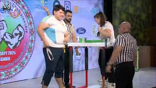 Sydykzhan Malena vs Fedoseeva Valentina | Over 90 kg | XLVI WORLD ARMWRESTLING CHAMPIONSHIP | 2025