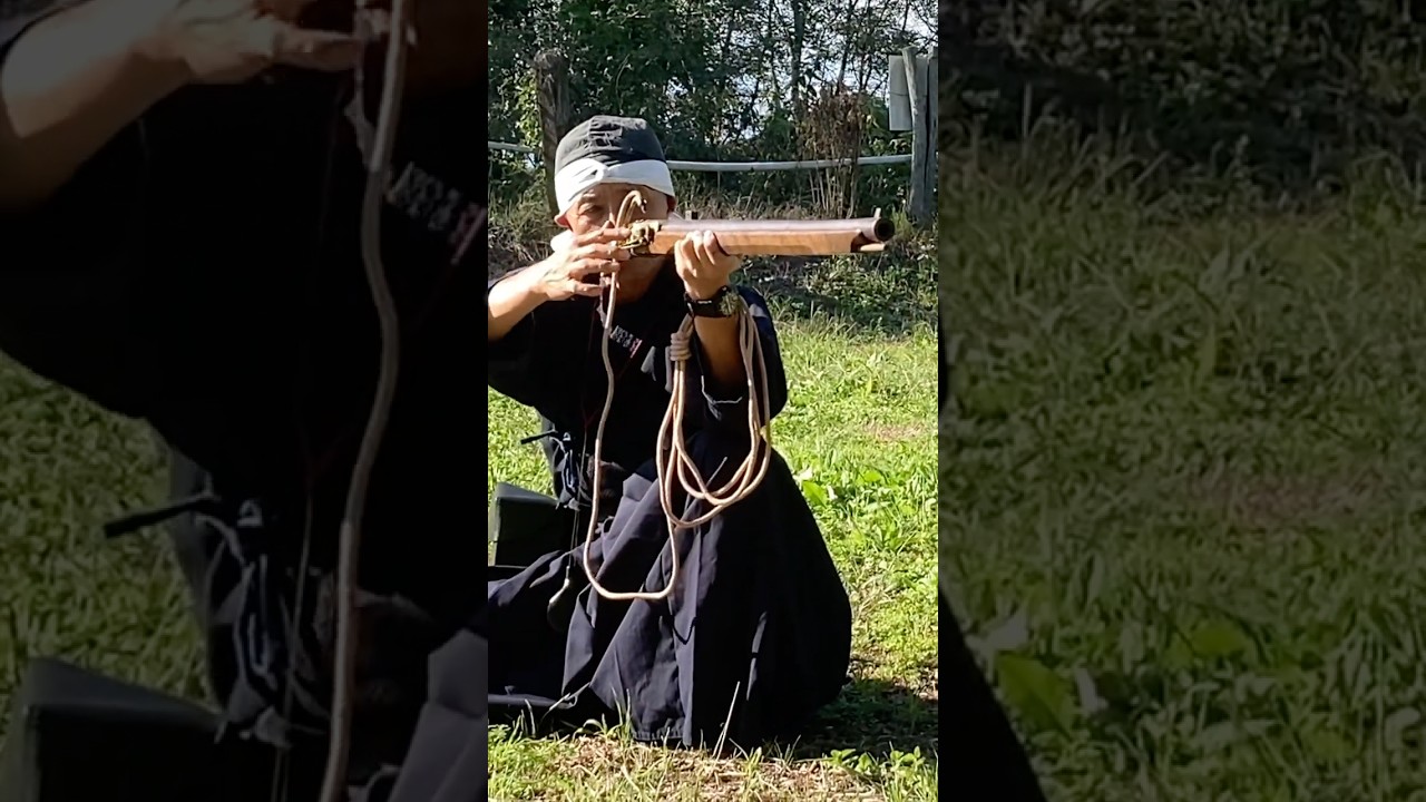 Hōjutsu Training with the Matsumoto Castle Gun Corps #matsumotosamurai