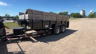 2021 DCT 17' Dump Trailer