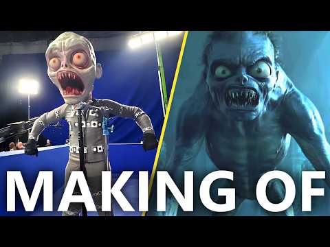 Wednesday Season 2 Behind the Scenes: Hyde Monster & Mama Hyde without CGI